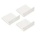 thumbnail image 3 of Acrylic Small Wall Shelf Set Of 3, Small Floating Shelf For Security Cameras, Baby Monitors, Speakers, Wall Mount Camera Shelf With Cable Clips, Easy To Install No Drill, 3 of 8
