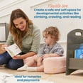 thumbnail image 4 of ECR4Kids SoftZone Cozy Sit-Up Support Ring Baby Floor Pillow, Toddler Seating, Pink, 4 of 9