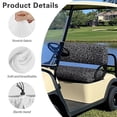 thumbnail image 6 of Uorisanigo Leopard Print Golf Cart Seat Cover Replacement Soft Golf Cart Seat Cushion Elastic Backrest and Seat Covers Fit for EZGO/Yamaha/Club Car and More Golf Carts, 6 of 7