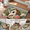 thumbnail image 6 of Entrance Runner Rug 2'x3', Vintage Birdhouse Non-slip Doormat for Indoor Outdoor Entrance, Spring Floral Birds Botanical Washable Throw Floor Mat for Front Door/Living Room/Bedroom/Bathroom/Kitchen, 6 of 9