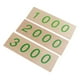 thumbnail image 4 of Montessori Matemáticas Tarjetas De Números De 1-3000 En Caja Matemáticas Aprendizaje Pequeño Soledad Juguete de matemáticas Montessori, 4 of 9