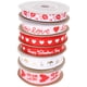 thumbnail image 5 of GOOHOCHY 6 rollos de cinta con temática de San Valentín, delicada cinta para envolver cajas con diseño de corazón., 5 of 8