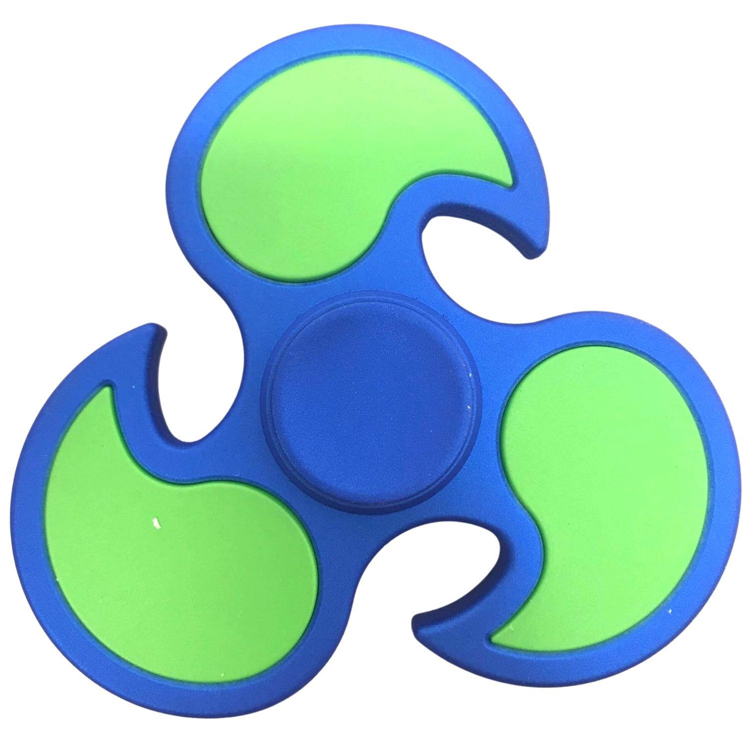 Fidget Spinners, Matte TriSpinner for Kids/Adults Hand Spinner Blue