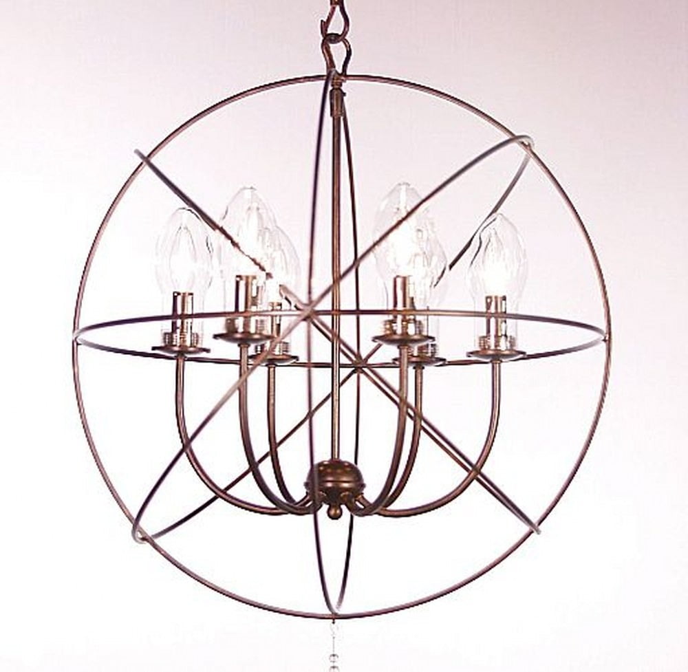 Crystorama Lighting - Six Light Outdoor Chandelier - Outdoor Chandelier -