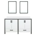 thumbnail image 4 of Ziva 60 in W x 22 in D White Double Bath Vanity, Cultured Marble Top and 22 in Mirrors, 4 of 8