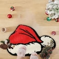 thumbnail image 5 of NWOKYZGH Christmas Bathroom Mat Christmas Area Rug Non Slip Cute Gingerbread Bathroom Decoration Plush Microfiber Doormat Christmas Decor for Home Bedroom Shower Floor Living Room, 5 of 6