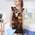 thumbnail image 4 of Vsdgher Drapeau Américain Vintage pour Filles Chemises de Nuit Manches Courtes à Volants Robe de Nuit Pyjama pour Fête-TTG, 4 of 6