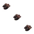 thumbnail image 3 of Sonducket Zapatillas de casa Suministros de invierno Zapato cálido Base gruesa Zapatos de fondo Calentador Mujer Zapatilla de felpa Oscuro 28 Type1 NO1, 3 of 6