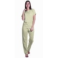 thumbnail image 1 of Moomaya Womens Printed Tee and Pajama Set PJs,Short Sleeve Sleepwear Nightwear Loungewear S-XXL, 1 of 7