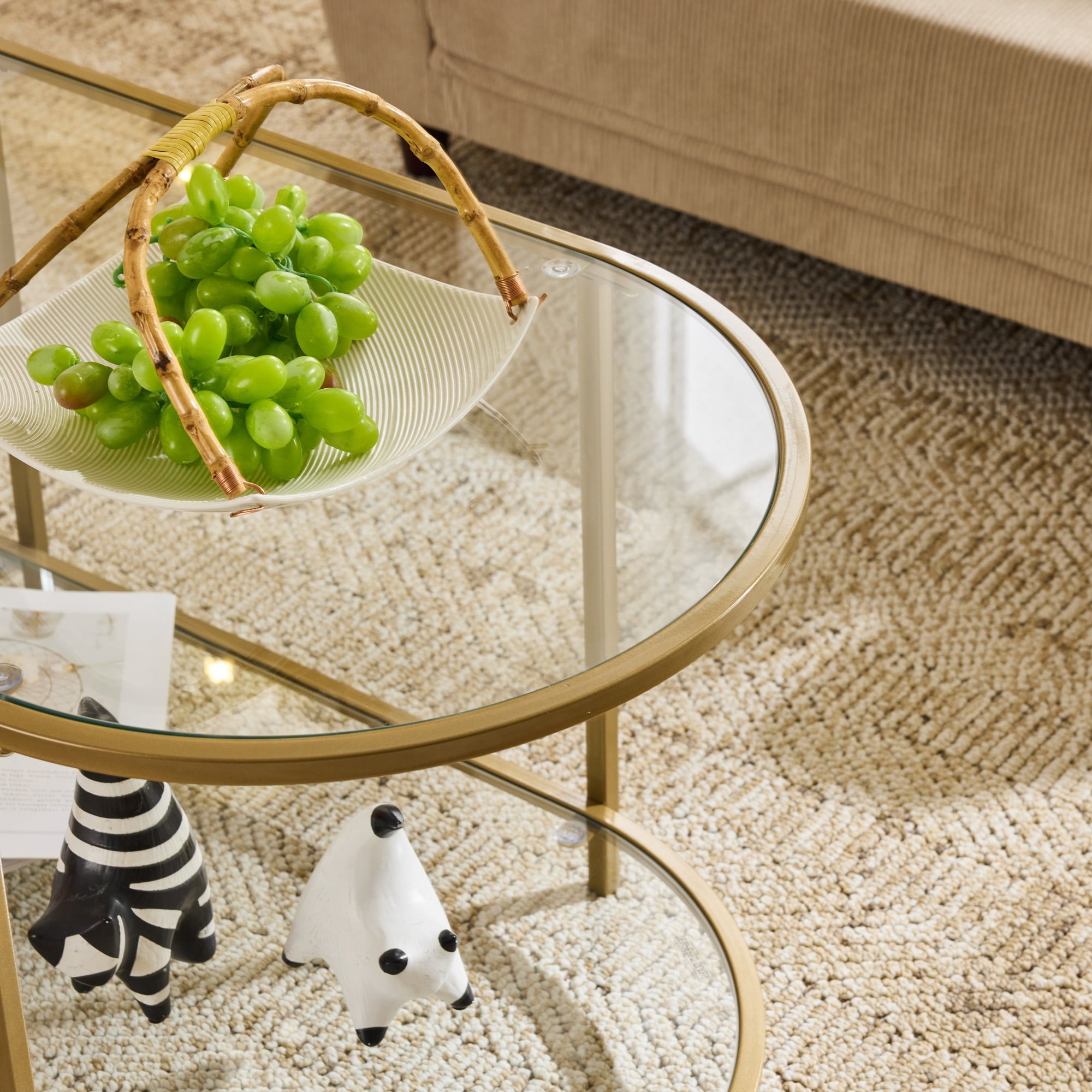 Ktaxon Rustic Coffee Table, 37.80