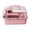 Pink, variant on Mouse Cage with Water Bottle and Play Enclosure, Transparent Small Pet Hamster Cages for Mice Gerbil Hedgehog, Indoor Outdoor Travel Home with Running Wheel