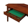 thumbnail image 5 of AFI 48" Solid Wood Shaker Design - Home Office, Laptop Computer Work Study Desk with Drawer and USB Charger in Walnut, 5 of 9