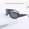 thumbnail image 2 of Polarized Sunglasses for Women Men, Retro Fashionable Driving Sun Glasses with TAC Lens, UV Protection Eyewear for Outdoor Sports, Travel, Fishing, 2 of 2