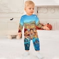thumbnail image 3 of Luca Baby Long Sleeve Footless, Infant Playsuit Romper Jumpsuits for Boys Girls, 3 of 8