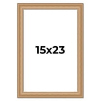 15x23 Frame Charleston Honey Brown Solid Wood Picture Frame Width 1.75 Inches | Interior Depth 0.5