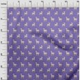 thumbnail image 3 of oneOone Cotton Cambric Medium Purple Fabric Animal Fabric For Sewing Printed Craft Fabric By The Yard 56 Inch Wide, 3 of 5