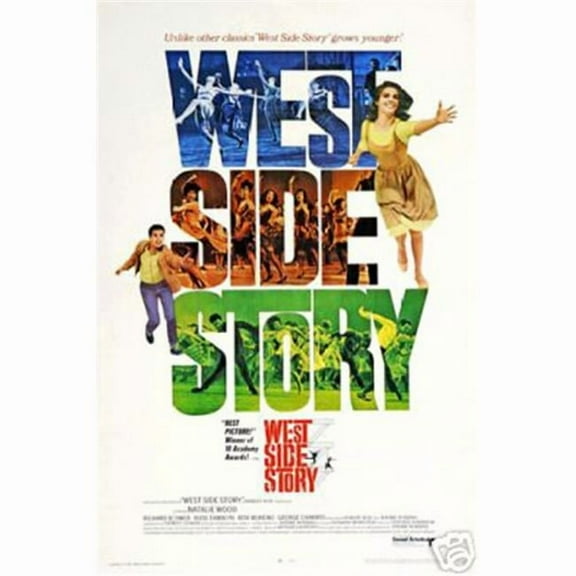 West Side Story Vintage Movie Poster, 12" x 18"