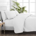 thumbnail image 4 of Bare Home Premium Diamond Stitched Coverlet Set, 4 of 4