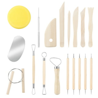Taihexin 25 Pcs Molding Clay Tools Set, Polymer Sculpting Tools, Air Dry Clay Tool, Ceramic Molding for Kids and Adults, Pottery Craft, Baking