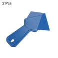 thumbnail image 3 of Uxcell Inside Corner Trowel 4 Inch Plastic Drywall Corner Knife Tool, Blue 2 Pack, 3 of 4