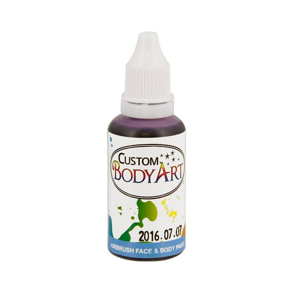 Custom Body Art 1-ounce Purple Water Based Airbrush Body Art & Face Paint