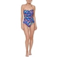 thumbnail image 2 of Tommy Hilfiger Womens Ruched Gathered One-Piece Swimsuit, 2 of 2