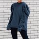 thumbnail image 1 of ICHUANYI Liquidación Mujer Otoño Invierno Color Cuello Redondo Manga Larga Tops Jersey Blusa Sudaderas ICHUANYI WER202308172491, 1 of 8