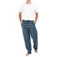 thumbnail image 2 of Real Essentials Men’s Microfleece Pajama Pants, Multicolor, 4 Count, 2 of 4