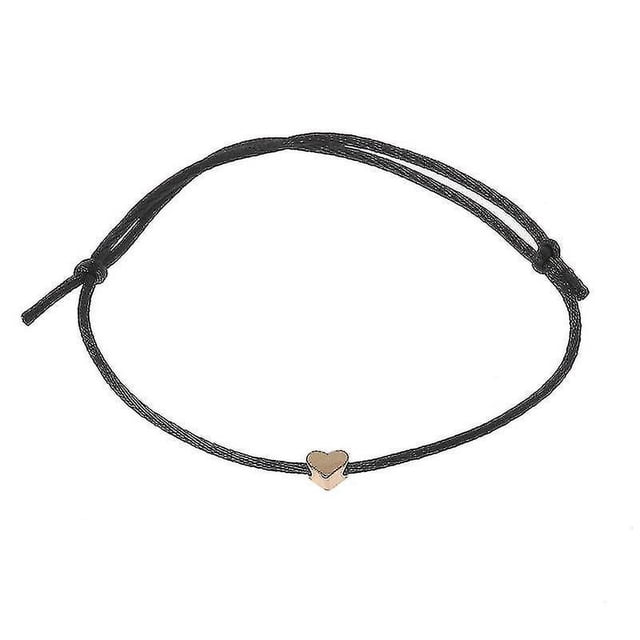 Lucky Kabbalah Heart Charm Weave Red String Heart Pulsera Amistad Joyería