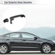thumbnail image 2 of Manijas de Puerta Exterior Delantera Derecha para Automóvil Unique Bargains para Hyundai Elantra 2006-2012 Reemplazo Duradero de Manija de Puerta No.826522H000 ABS 1 Pcs, 2 of 6