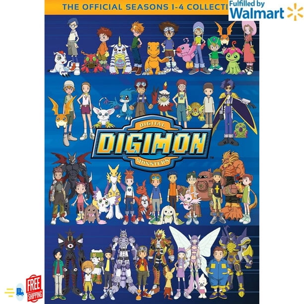 Digimon Collection Seasons 1-4 DVD/ Digimon Numérique Monster DVD / Digimon Series