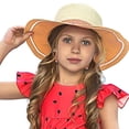 thumbnail image 5 of Sombrero de playa para niños de 50 a 54 cm de circunferencia, sombrero de paja de ala grande para playa de verano, lindo sombrero para el sol con frutas, tipo: estilo 4;, 5 of 5