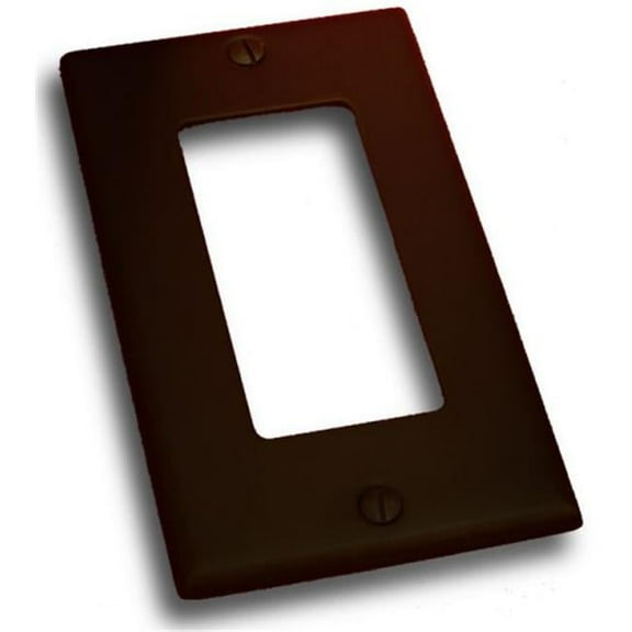 Single Rocker Switch Plate, Venetian Bronze