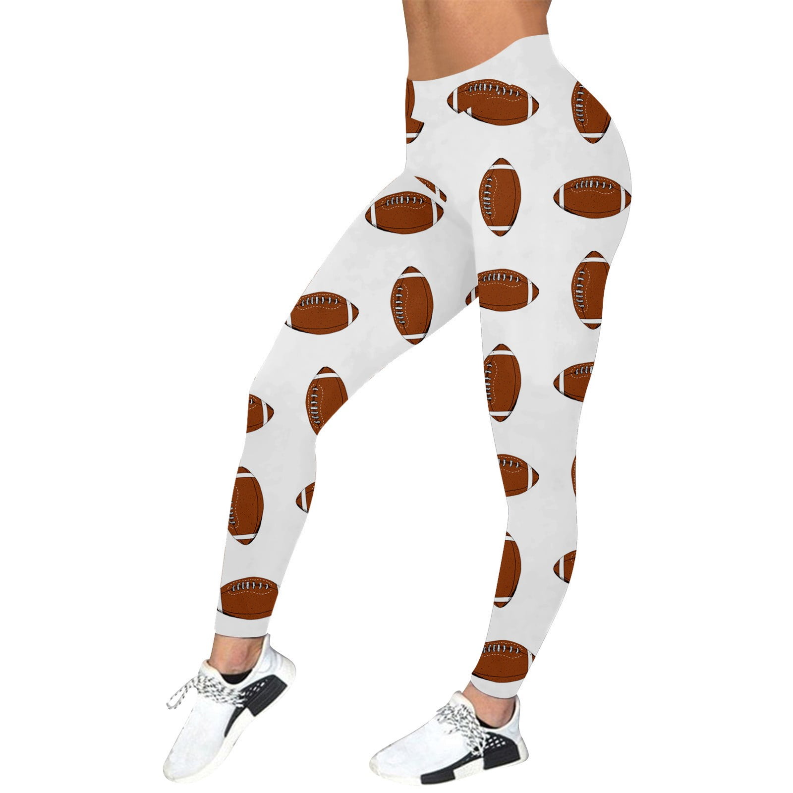 PEASKJP Tummy Control Leggings Winter Warm Lined Workout