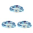 thumbnail image 3 of Pulseras de tela bohemia trenzada Minnieouse Accesorio de moda para Amante Amigo Azul Cielo, 3 of 6