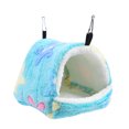 thumbnail image 1 of Hamster Bed Nest Star Pattern Warm Soft Hamster Hanging House Small Animal Bed, 1 of 8