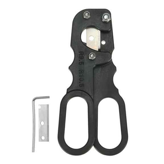 Uxcell Billiards Cue Tip Cutter Snooker Pool Cue Tip Shaper Cutter Removal Tool, Black