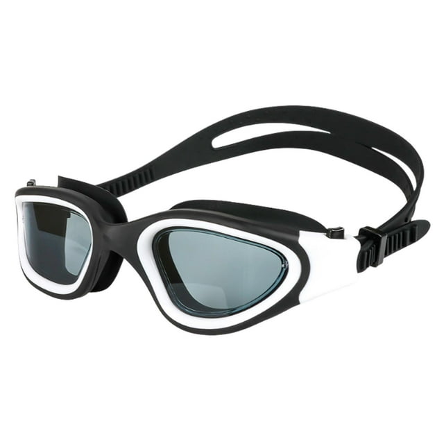 Gafas de natación unisex para adultos, gafas de natación transparentes, gafas de natación modernas. Blanco