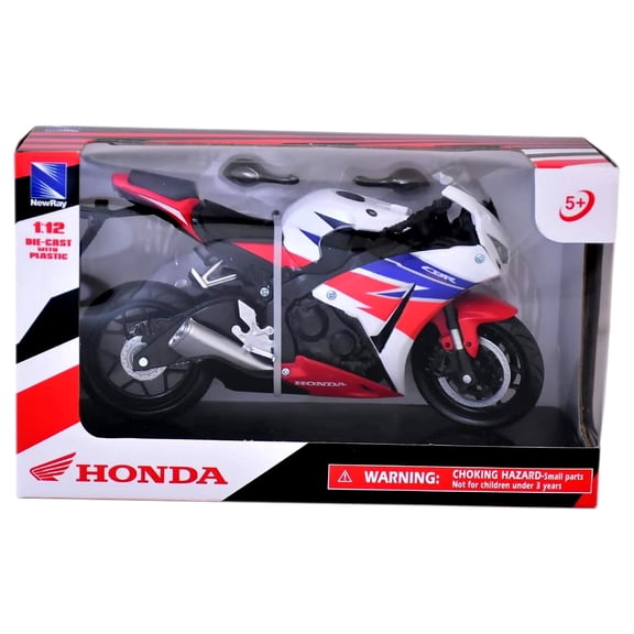 New Ray Honda CBR 1000RR Motorcycle Diecast Model Red and Black 1:12 Scale 1 Piece