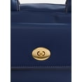 thumbnail image 3 of Free Assembly Women's Faux Leather Satchel Handbag, Navy, 3 of 5