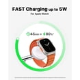 thumbnail image 2 of Estación de carga inalámbrica 3 en 1 para dispositivos Apple: estación de carga rápida para iPhone y reloj con MagSafe, soporte de cargador estable para iPhone 12-16, iWatch y AirPods, 2 of 5