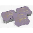 thumbnail image 4 of Inkdotpot Pack Of 100 Real Gold Foil Bracket Shape Paper Tags Let Love Sparkle Wedding Favor Hang Tags, 4 of 7