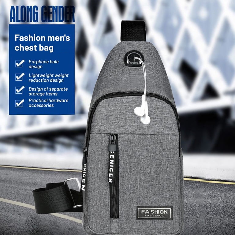 Potrochi Waterproof Sling Bag Crossbody Backpack for Men 