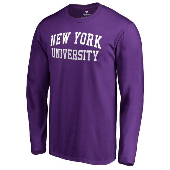 Men's Purple NYU Violets Everyday Long Sleeve T-Shirt
