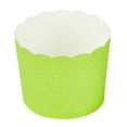 thumbnail image 5 of Panificio 6 oz Round Eco Green Paper Classic Baking Cup - Scalloped - 2 3/4" x 2 3/4" x 2 1/4" - 200 count box, 5 of 11