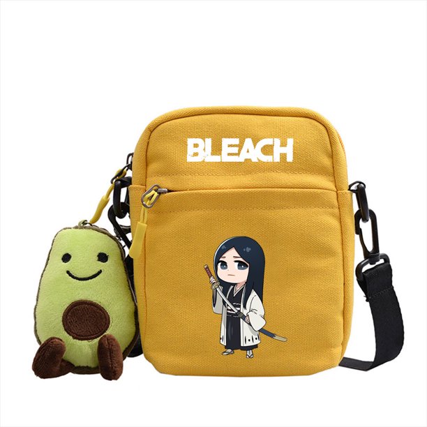 Bolso de hombro de lona tipo Messenger Bag Bleach Anime para mujer