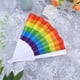 thumbnail image 3 of Ventiladores plegables Hananona Rainbow, 24 unidades, poliéster (42 x 23 cm), 3 of 7