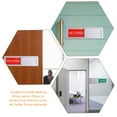 thumbnail image 3 of Supvox Silver Magnetic Bathroom Office Door Signs Acrylic ABS Slide Indicator 2Pcs, 3 of 8