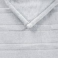 thumbnail image 5 of Serta Tissu Polyester Polaire à Sherpa Chauffé Jeté Électrique Gris, 5 of 5