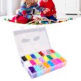 thumbnail image 3 of Juego de 24 Cuentas de 24 Colores ANGGREK Kit de Cuentas de 5 Mm Con Tableros Perforados, 3 of 7